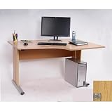 Newbury Ergonomic Right Hand Desk - Oak - ES1630/RH/OK