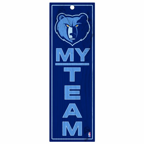 NBA Memphis Grizzlies 4-by-13 Wood My Team Sign