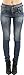 Eunina Women's High Waisted Stretch Skinny Denim Jeans Medium Blue Wash