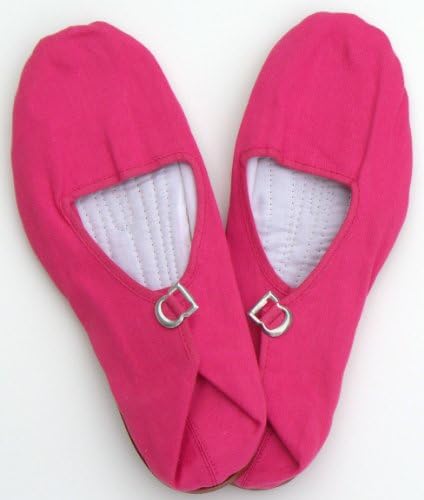 One Pair Women's Cotton Chinese Mary Jane Shoes (FUCHSIA/PINK), Size 39 EUR / 8, 8.5 US