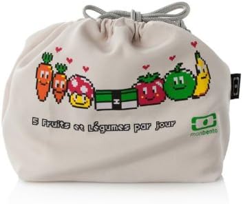 MonbentoTM MB Pochette Pixel Food- The bento bag