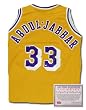 Kareem Abdul-Jabbar Los Angeles Lakers NBA Hand Signed Authentic Style Away Gold Basketball Jersey