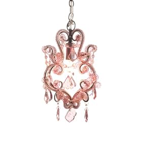 Square Nest Pink Mini Chandelier by Square Nest