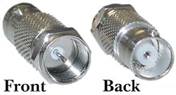 BNC Female / F-Pin Male Adaptor