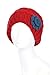 BSB AN Burgundy Red Beanie Hats For Women Winter Plush Fleece Lined