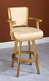 Bar Stool - Swivel Oak Bar Stool - 62639