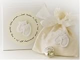 My Christening - Silver Train Tooth Box Set In Keepsake Box
