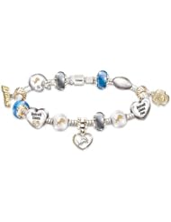 NFL Detroit Lions #1 Fan Charm Bracelet: Go Lions! by The Bradford Exchange