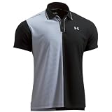 (アンダーアーマー)UNDER ARMOUR UAグリッドコントラストポロ#MGF4921アパレルメンズゴルフ MGF4921 BLK/STL MD