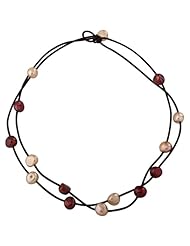Sterling Silver Multicolor Fresh Water Cultured Pearl Necklace