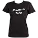 Hochwertiges schwarzes T-Shirt (240 g) mit dauerhafter haltbar Wei�-Druck