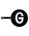 Initial Luggage Tag G Green