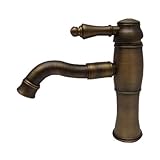 〔INK-0303088G〕　シングルレバーハンドル　ショートタイプ　混合水栓　ブロンズ（古銅）