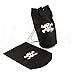 Adorox Polyester Pirate Skull Loot Backpacks Birthday Party Favors (Black (12 Bags))