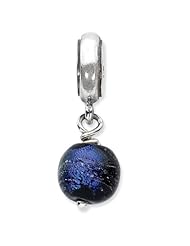 Sterling Silver s Rainbow Dichroic Glass Dangle Bead by Reflection Beads, Best Quality Free Gift Box Satisfaction Guaranteed