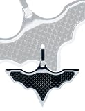 Bat Pendant in Surgical Steel on Rubber Necklace