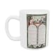 Declaration of the Rights of Man, 1793 (coloured engraving) by French School - Mug - Standard Size