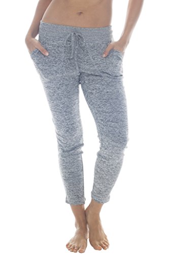 90 Degree By Reflex - Yoga Lounge Pants - Loungewear and Activewear - Heather Grey Medium