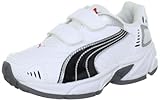 Puma Xenon Trainer V Jr 185698, Unisex-Kinder Laufschuhe, Weiß (white-black-puma silver-high risk red-steel grey 05), EU 28 (UK 10) (US 11)