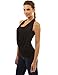 PattyBoutik Women's Halter Drape Front Chain Back Twinset Top