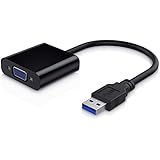 [Upgraded Version] VicTsing USB 3.0 to VGA Video Graphic Card Display External Cable Adapter for PC Laptop Windows 7/8/8.1/10/XP