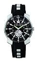 Police 'Citation' Gents Black PU Strap With Black Date Dial Watch