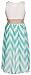 Wonder Girl Big Girls' Hi-Low Fuzzy Chevron Chiffon Dress Set