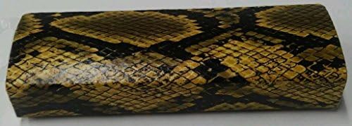 Lot of 2 Rectangular Snake-Skin Foster Grant Eyeglasses Sunglasses Hard Case NEW