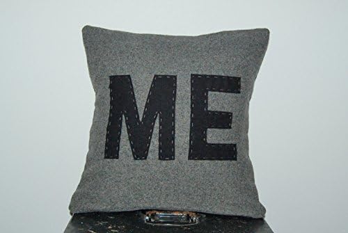 Wool Initials Pillow - Custom Colors &amp; Letters Available