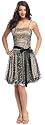 #1014 - BEST SELLER - Formal Evening Gown. Fun and finesse design with beaded Victorian freesia lace overlay accented by the fresh ribbon belt