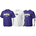 Baltimore Ravens Purple/White Gameday 3 in 1 Tee Combo
