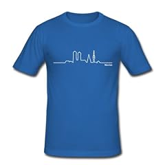 Spreadshirt, Skyline M�nchen, M�nner Slim Fit T-Shirt