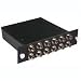Quiktron Q-Series Fiber Distribution System - Patch panel - black - 12 ports