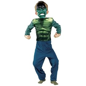 Hulk Value Costume & Mask - 3/5 Years