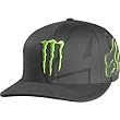 Monster Energy Drink Officially Licensed Fox Ricky Carmichael Replica RC4 Youth Boys Flexfit Casual Hat - Charcoal / One Size