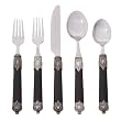 Hampton Forge Ltd. San Remo 20-pc. Flatware Set - Black