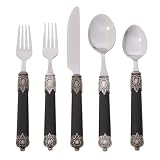 Hampton Forge Ltd. San Remo 20-pc. Flatware Set - Black