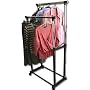 Strong Double Garment Clothes Hanging Storage Rail/Rack