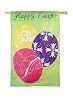 Eggs Nouveau Garden Size Applique Flag