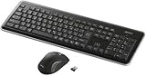バッファローコクヨサプライ BUFFALO 無線キーボード 2.4GHz USB パンタグラフ ブラック マウスセット BSKBW05BK