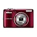 Nikon COOLPIX L26 Compact Digital Camera - Red (16.1MP, 5x Optical Zoom) 3 inch LCD