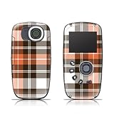 Copper Plaid Design Protective Skin Decal Sticker for Kodak PlaySport Zx5 H ....
