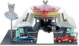 Disney Pixar Cars The Movie Flo's V8 Cafe Playset