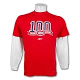 Montreal Canadiens Centennial 100th Logo Fooler Long Sleeve T-Shirt (Red)