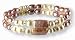 Double Strand Silver Roundel Elastic Rectangular Cultured Pearl Bracelet