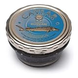Black Sturgeon Caviar (Wild Sturgeon) 120g / 4.25 Oz / Jar