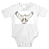 Onesie with osprey, eagle, hawk, wings, bird