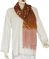 Scarf Wool Tie Dye Print Womens Accessories India 24 x 70 inches (tdstl020)