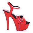 Penthouse Women's PH601-REMI, 6" Unit with 2" Platform & Patent Sandal.