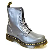 IMAGE OF Dr. Martens Women's Pascal 8 Eye Boot ,Grey,5 F(M) UK / 7 B(M) US
